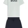 Kids’ T-shirt and shorts set with logo details