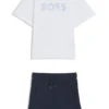 Kids’ T-shirt and shorts set with logo prints Kids’ T-shirt and shorts set with logo prints