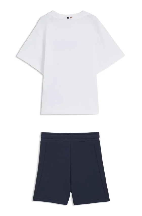 Kids’ T-shirt and shorts set with logo prints Kids’ T-shirt and shorts set with logo prints