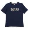 Kids’ T-shirt in cotton jersey with embossed logo print Kids’ T-shirt in cotton jersey with embossed logo print