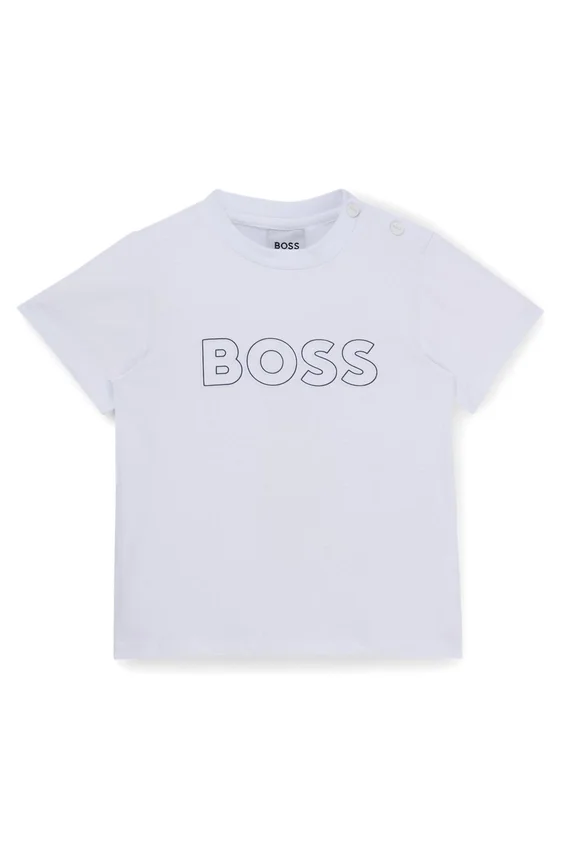 Kids’ T-shirt in cotton jersey with embossed logo print Kids’ T-shirt in cotton jersey with embossed logo print