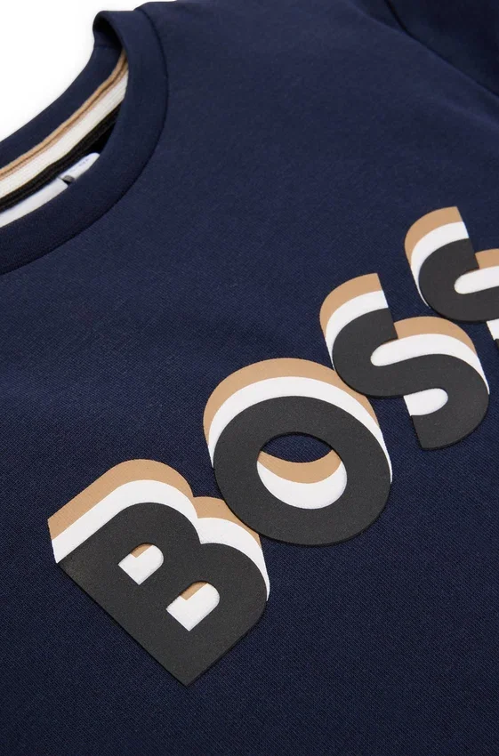 Kids’ T-shirt in cotton jersey with embossed logo print Kids’ T-shirt in cotton jersey with embossed logo print