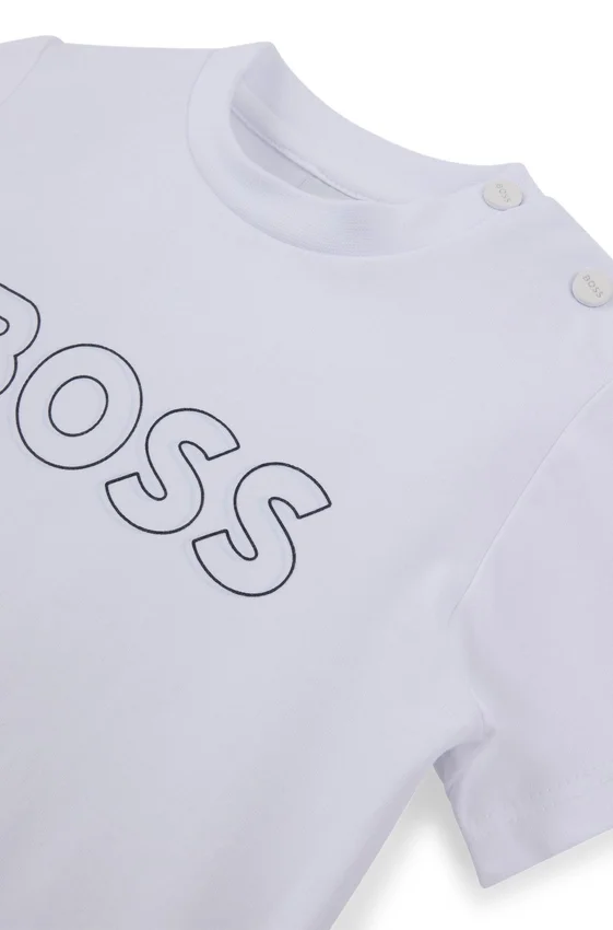Kids’ T-shirt in cotton jersey with embossed logo print Kids’ T-shirt in cotton jersey with embossed logo print