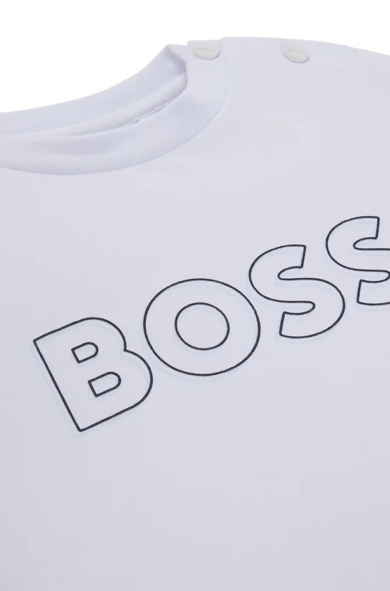 Kids’ T-shirt in cotton jersey with embossed logo print Kids’ T-shirt in cotton jersey with embossed logo print