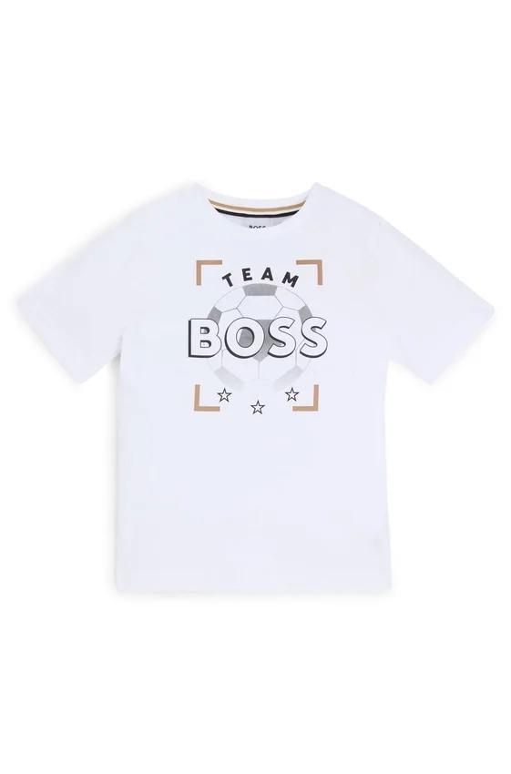 Kids’ T-shirt in cotton jersey with logo artwork Kids’ T-shirt in cotton jersey with logo artwork