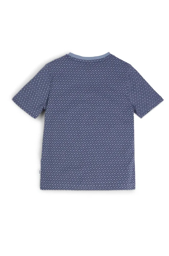 Kids’ T-shirt in cotton with all-over monogram print Kids’ T-shirt in cotton with all-over monogram print