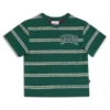 Kids’ T-shirt in striped cotton with varsity-style logo Kids’ T-shirt in striped cotton with varsity-style logo