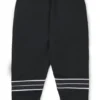 Kids’ tapered-fit tracksuit bottoms with herringbone trims Kids’ tapered-fit tracksuit bottoms with herringbone trims