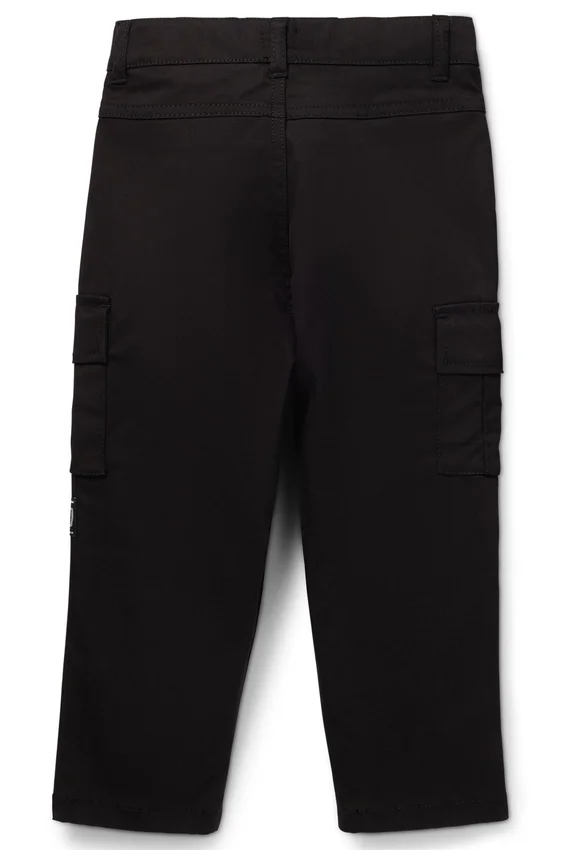 Kids’ tapered-fit trousers in stretch-cotton twill Kids’ tapered-fit trousers in stretch-cotton twill
