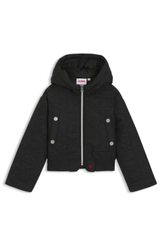 Kids’ teddy jacket with elasticated hem