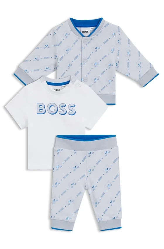 Kids’ three-piece tracksuit in cotton Kids’ three-piece tracksuit in cotton