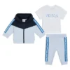 Kids’ three-piece tracksuit in stretch cotton Kids’ three-piece tracksuit in stretch cotton