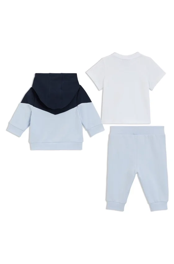 Kids’ three-piece tracksuit in stretch cotton Kids’ three-piece tracksuit in stretch cotton