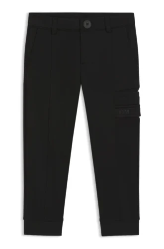 Kids’ tracksuit bottoms with logo print