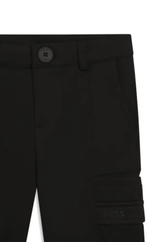 Kids’ tracksuit bottoms with logo print