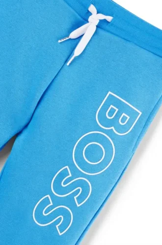 Kids’ tracksuit bottoms with vertical logo