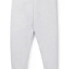 Kids’ tracksuit bottoms with vertical logo print