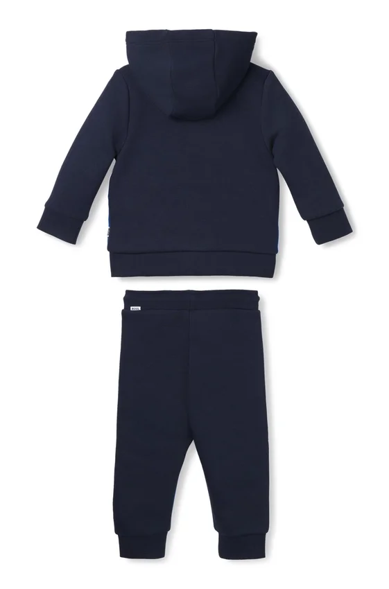 Kids’ tracksuit with color-blocking and logo prints Kids’ tracksuit with color-blocking and logo prints
