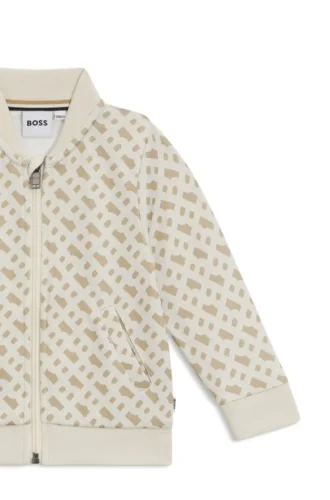 Kids’ tracksuit with monogram pattern