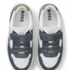Kids’ trainers in leather and canvas Kids’ trainers in leather and canvas