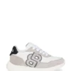 Kids’ trainers in leather with Double B monogram