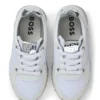 Kids’ trainers in mesh and faux leather Kids’ trainers in mesh and faux leather