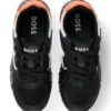 Kids’ trainers in mesh and faux leather