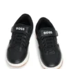 Kids’ trainers in mixed materials with logo details Kids’ trainers in mixed materials with logo details