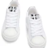 Kids’ trainers in monogram canvas with metallic faux leather Kids’ trainers in monogram canvas with metallic faux leather