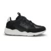 Kids’ trainers in suede and faux leather