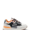 Kids’ trainers with faux and real leather