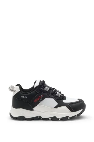 Kids’ trainers with faux leather
