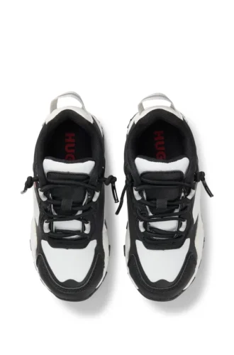 Kids’ trainers with faux leather