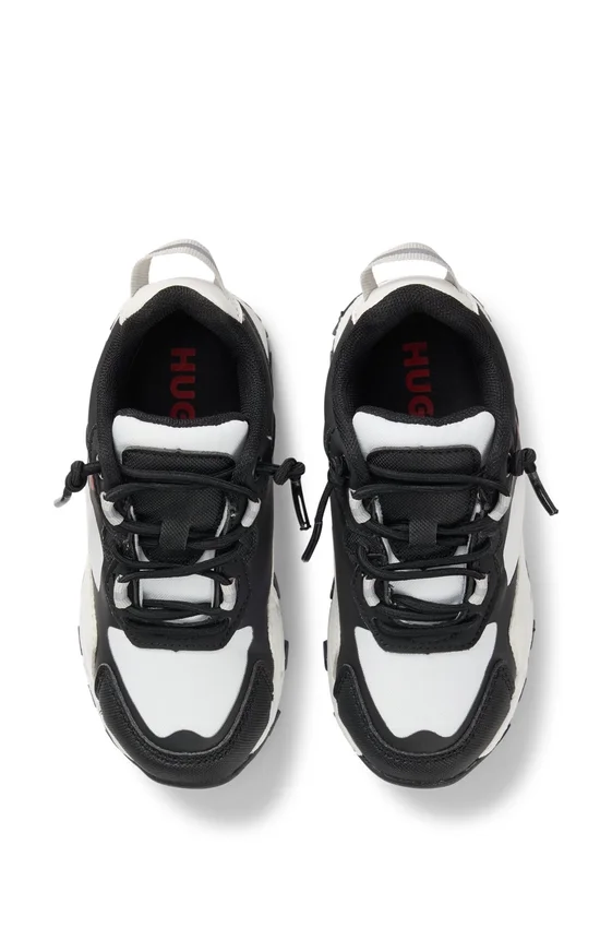 Kids’ trainers with faux leather Kids’ trainers with faux leather