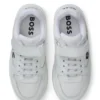 Kids’ trainers with leather trims Kids’ trainers with leather trims