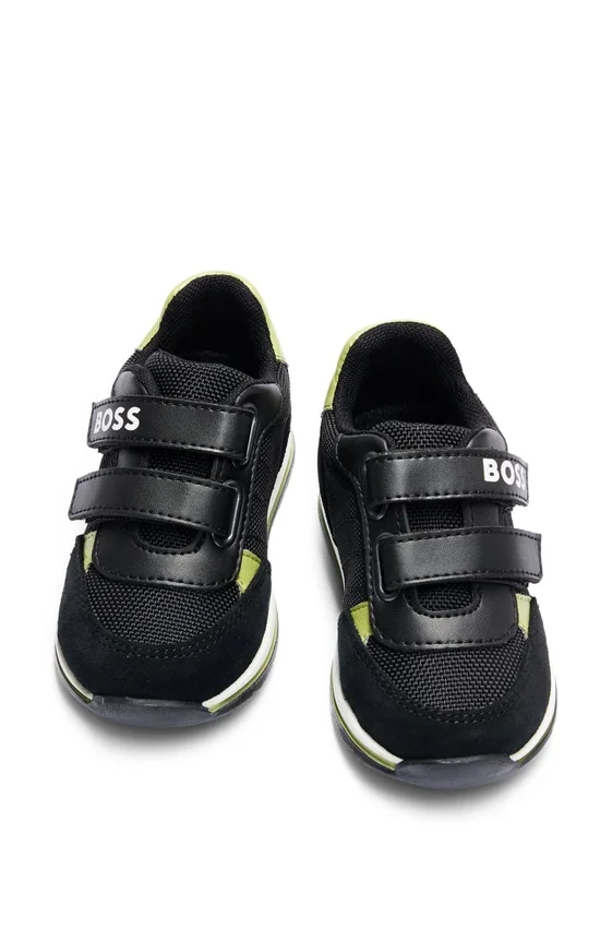 Kids’ trainers with touch closures and logo details Kids’ trainers with touch closures and logo details