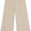 Kids’ trousers in linen and cotton