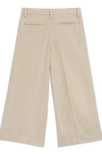 Kids’ trousers in linen and cotton