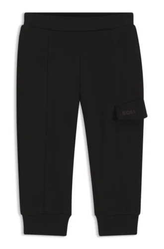 Kids’ trousers in stretch piqué