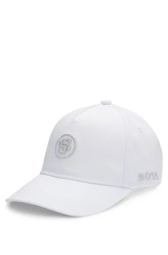 Kids’ twill cap with Double B monogram