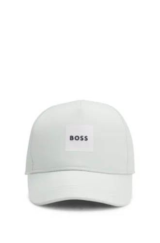 Kids’ twill cap with logo print
