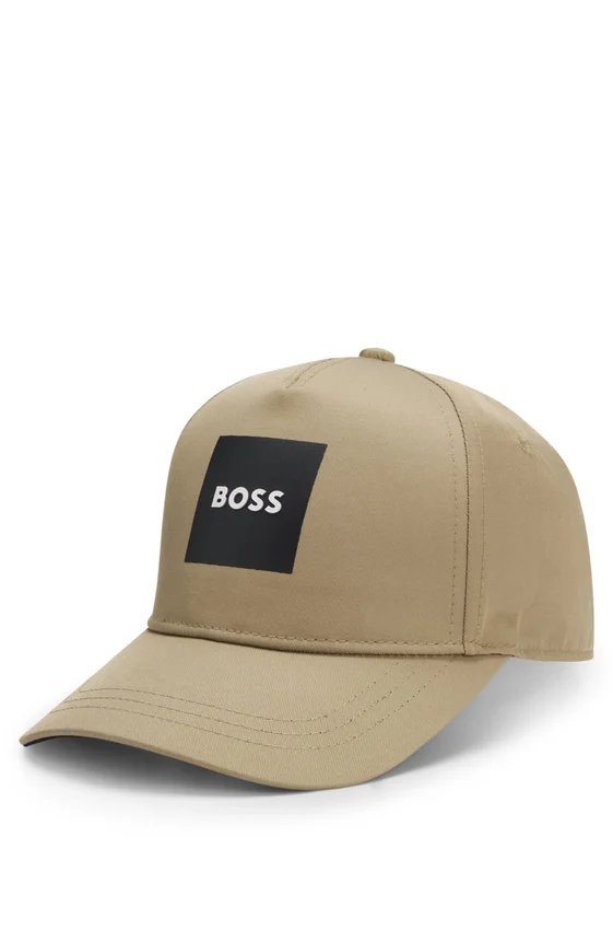Kids’ twill cap with logo print Kids’ twill cap with logo print