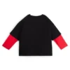 Kids’ two-in-one T-shirt with stacked logo print Kids’ two-in-one T-shirt with stacked logo print