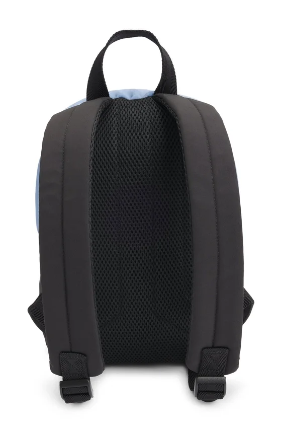 Kids’ two-tone backpack with logo print Kids’ two-tone backpack with logo print