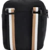Kids’ vertical-logo messenger bag in canvas Kids’ vertical-logo messenger bag in canvas