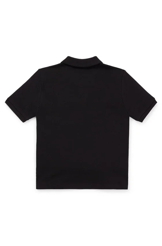 Kids’ vertical-logo polo shirt in cotton piqué Kids’ vertical-logo polo shirt in cotton piqué
