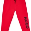 Kids’ vertical-logo tracksuit bottoms in a cotton blend Kids’ vertical-logo tracksuit bottoms in a cotton blend