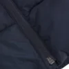 Kids’ water-repellent padded jacket with logo print