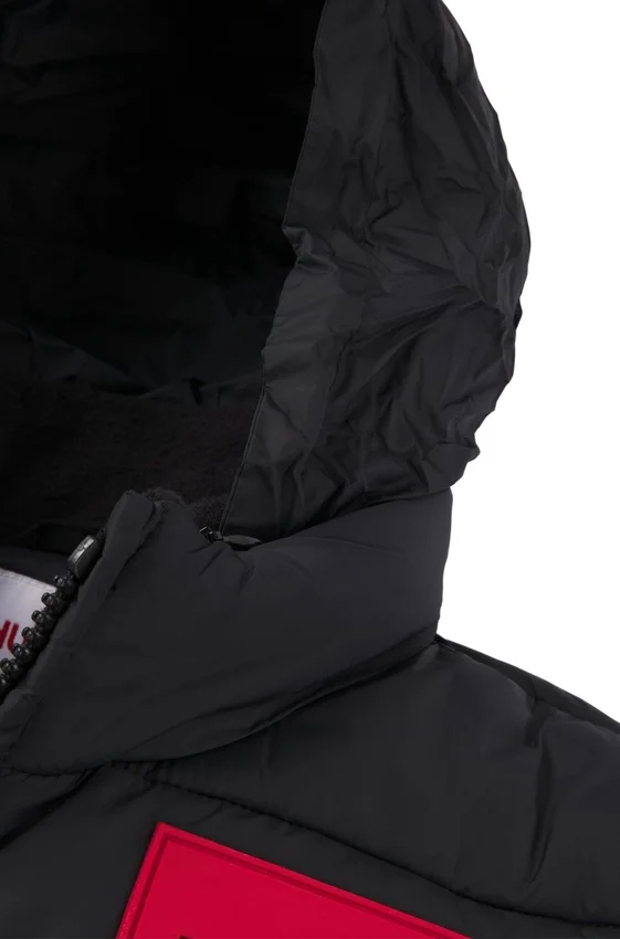 Kids’ water-repellent puffer jacket with hidden hood Kids’ water-repellent puffer jacket with hidden hood