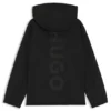 Kids’ water-repellent windbreaker jacket with logo prints Kids’ water-repellent windbreaker jacket with logo prints